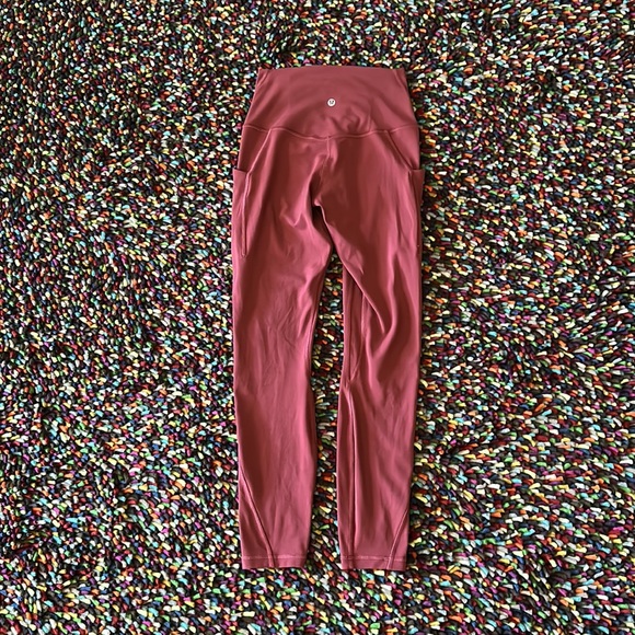 Lululemon Align HR 25” pants with pockets size 4 Mulled Wine - Picture 5 of 9
